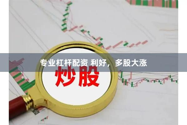 专业杠杆配资 利好，多股大涨