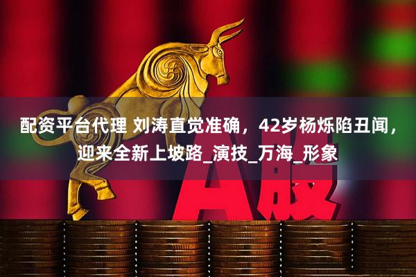 配资平台代理 刘涛直觉准确，42岁杨烁陷丑闻，迎来全新上坡路_演技_万海_形象